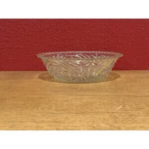 Vintage Anchor Hocking "Thousand Line" Large Salad or Serving Bowl